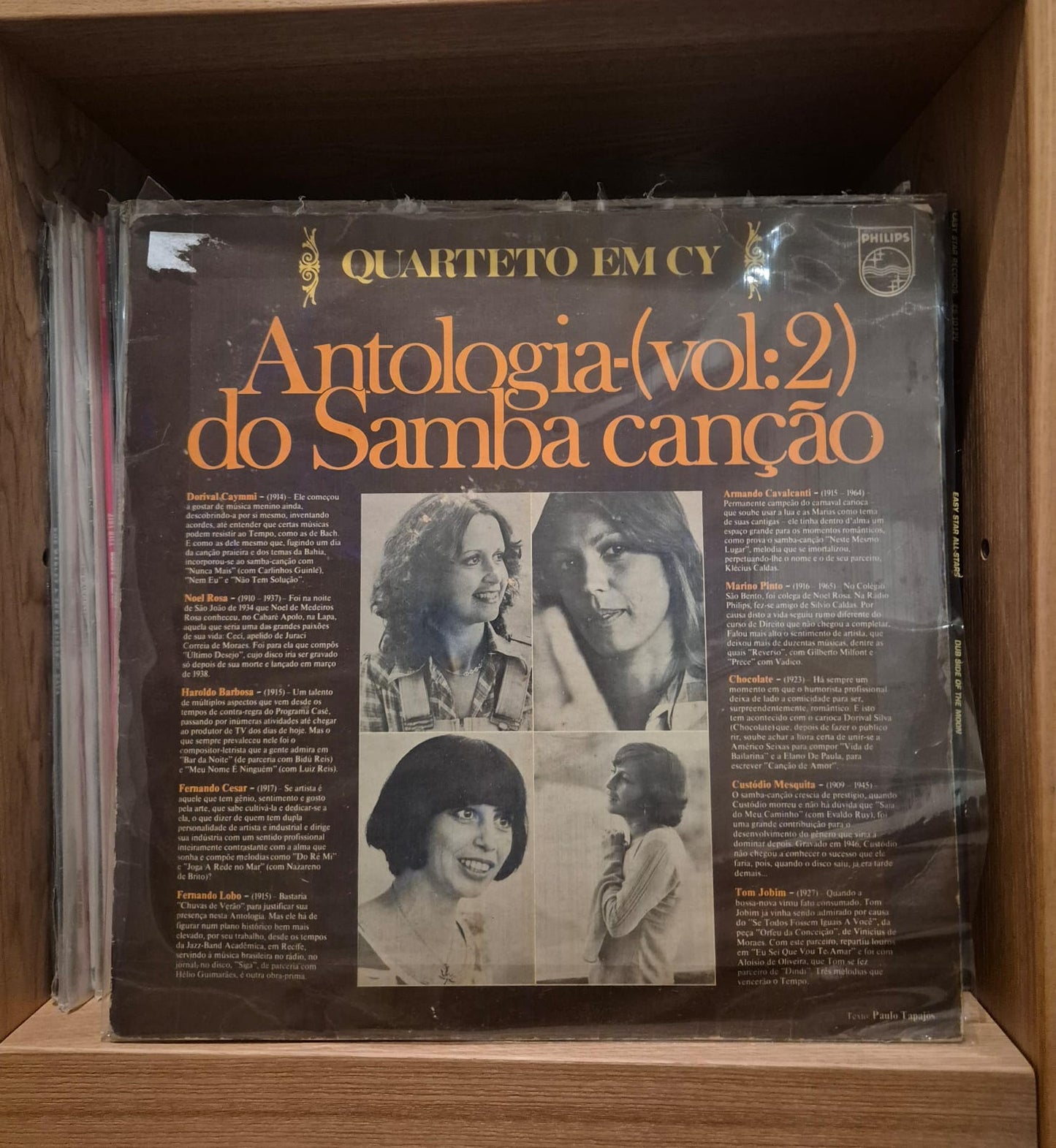 Quarteto em Cy – Antologia (Vol. 2) do Samba Canção (original pressing)
